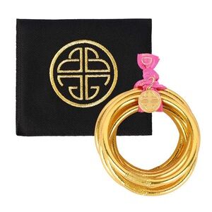 Budha Girl Gold All Weather Bangles-Serenity Prayer